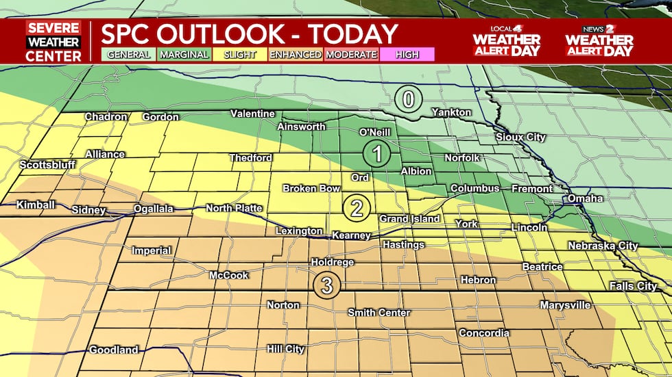 Here's the SPC Outlook for today