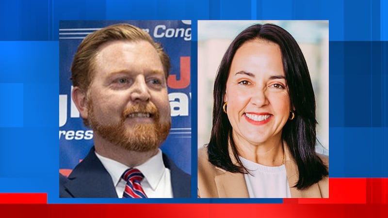 State Sen. John Cavanaugh, left, and Denise Powell were in a tight race for the Democratic...