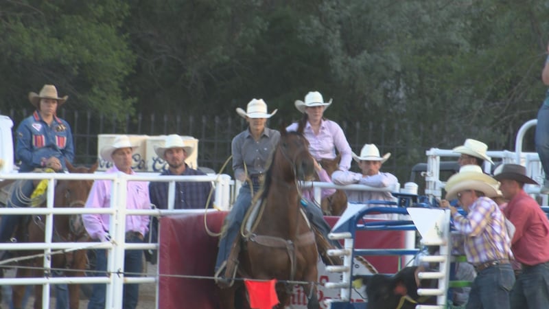 Action taking place out in North Platte for night two of Buffalo Bill Rodeo.