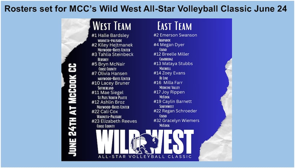 Wild Team Roster Rosters announced for Wild West All-Star Volleyball Classic