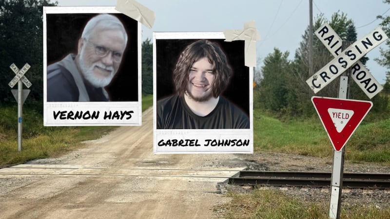Vernon Hays, 73, and Gabriel Johnson, 22, were killed when their vehicle collided with a train...