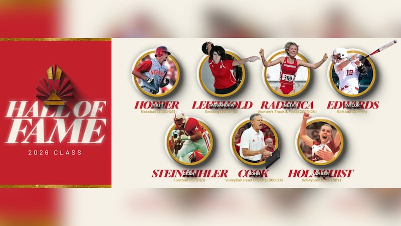 Former Husker volleyball coach John Cook and six student-athletes will make up the 2026...