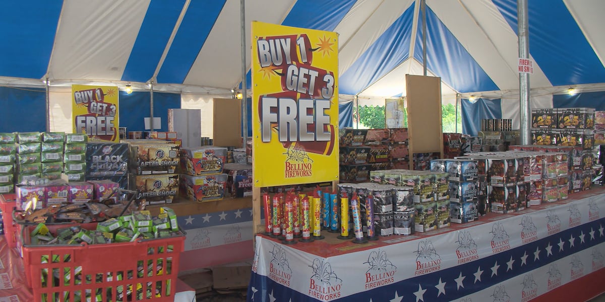 Firecracker Stand Firework stands open; Owner offers safety advice ahead of 4th of July