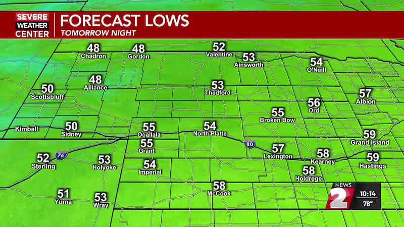 Warm, sunny, and mostly dry weather will continue through Juneteenth and Friday before...