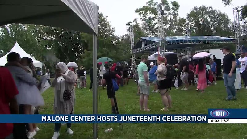 Malone Center hosts Juneteenth celebration