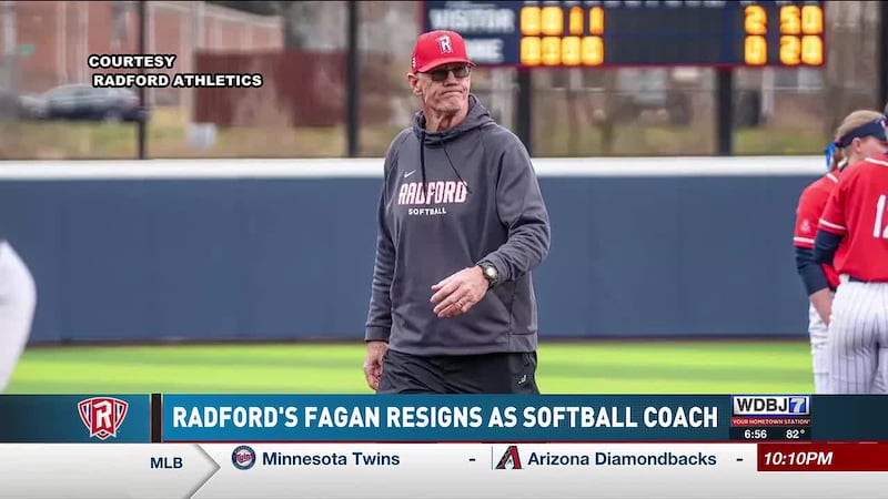 Radford's Kevin Fagan Resigns as Softball Coach