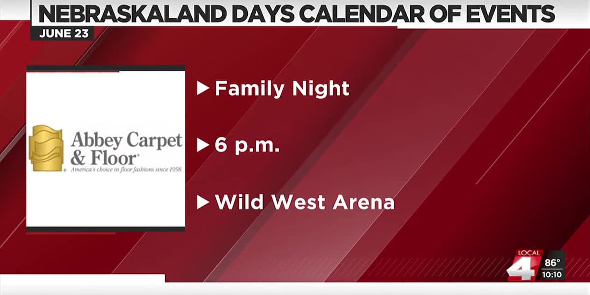 NEBRASKALand Days Calendar of Events for June 23
