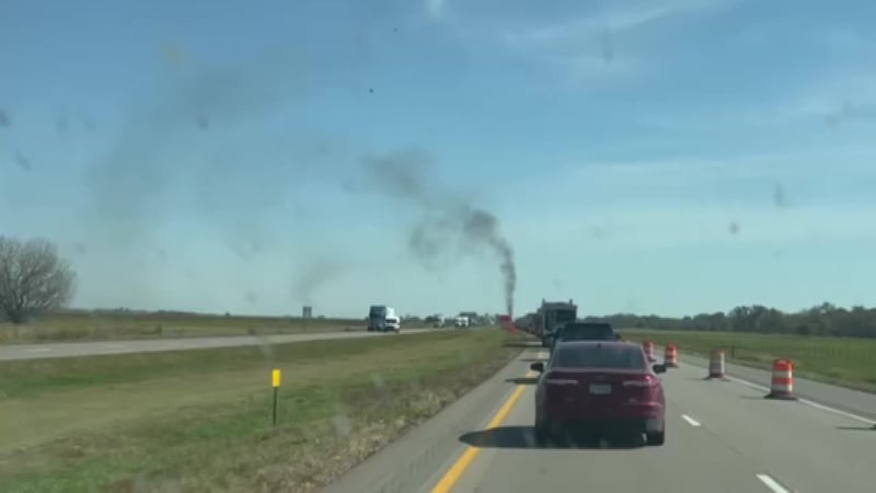 A portion of Interstate 80 is closed just east of North Platte following a crash Tuesday.