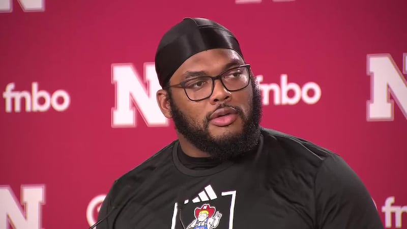 FULL VIDEO: Nebraska Football OL Justin Evans | Oct. 6 Press Conference